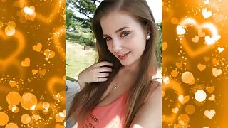Francuska dziewczyna masturbuje się darmowy sex ze zwierzetami na kanapie.